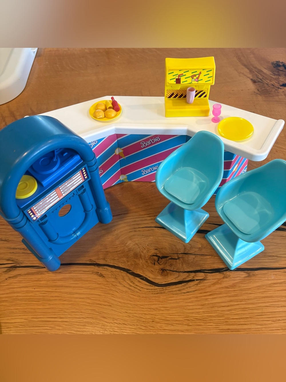 Vintage 1980s Barbie Arco Snack Time Set